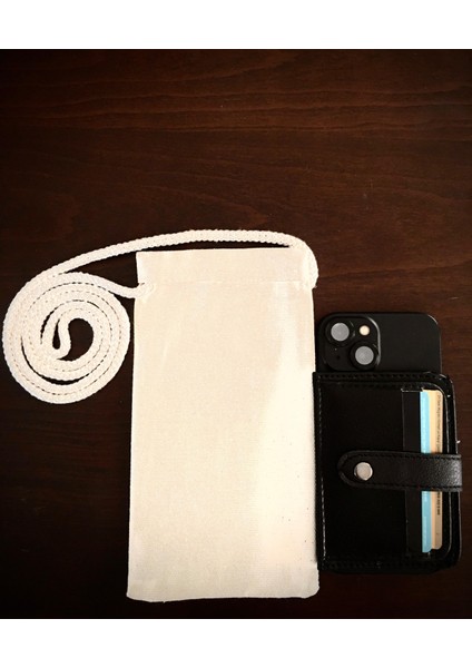 Lewiba Wednesday Tasarımlı Çift Örgülü Halat Ip Premium Baskı Kalites Pasaport Telefon Çantası fırsatları