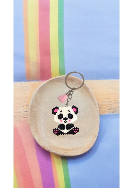 Miyuki Boncuk El Yapımı Panda Anahtarlık/çanta Süsü fiyatları