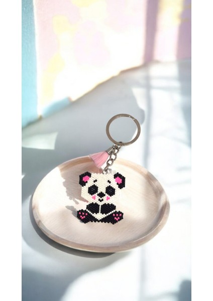 Miyuki Boncuk El Yapımı Panda Anahtarlık/çanta Süsü modelleri