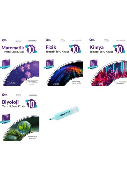 10.sınıf Joker Matematik Fizik Kimya Biyoloji Tematik Soru Kitabı (Yeni Müfredat)