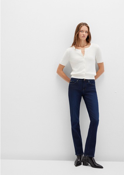 Mona Gold Klasik İndigo Mavisi Jean Pantolon 1049733699