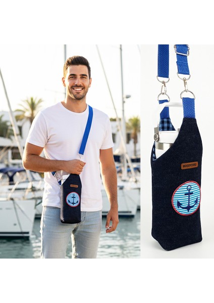 El Yapımı U Model Çapa Matara Termos Kılıfı Iceflow 0,89