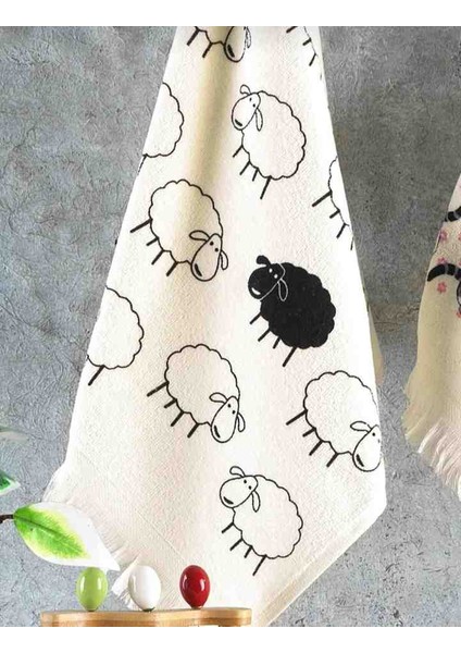 %100 Pamuk 3lü 40×60 Baskılı Mutfak Havlusu indirimleri