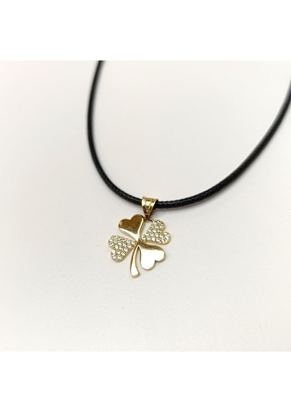 14.6mm Yonca Kolye 14 Ayar Altın Hd Videolu fiyatları