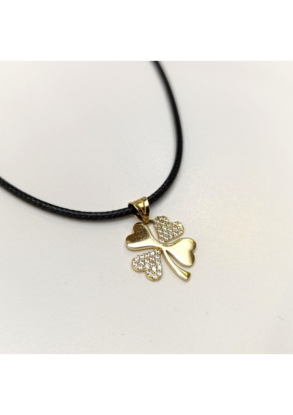 14.6mm Yonca Kolye 14 Ayar Altın Hd Videolu fırsatları