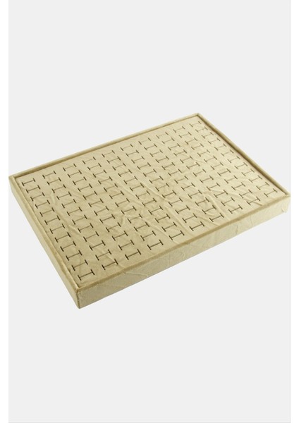 Nrzsnt Yatay Anfora Kumaş Batırmalı Yüzük Tablası-Açık Kahverengi modelleri