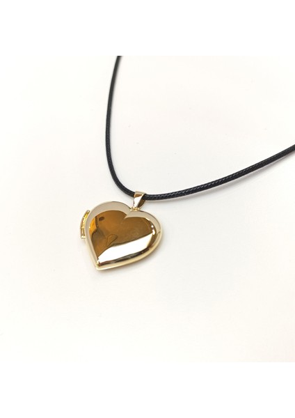 30MM Açılır Kalpli Resim Kutusu Kolye 14 Ayar Altın Hd Videolu fiyatları