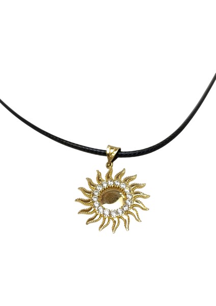 Güneş Kolye 14 Ayar Altın Hd Videolu