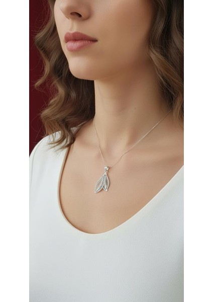 Mardin'in Incisi: Orijinal 925 Ayar Gümüş Telkari Yaprak Kolye Ucu - Usta Işi Sanat (Zincirsiz) fiyatları