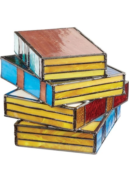 Dekoratif Aydınlatma Başucu Kitap Şeklinde El Sanatı Gece Lambası (Yurt Dışından)