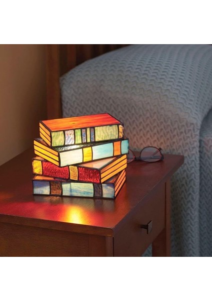 Dekoratif Aydınlatma Başucu Kitap Şeklinde El Sanatı Gece Lambası (Yurt Dışından) modelleri