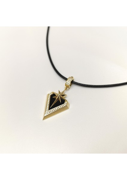 Madalyon Kuzey Yıldızı Kolye 14 Ayar Altın Hd Videolu modelleri