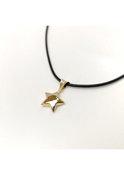 15.2mm Tombiş Yıldız Kolye 14 Ayar Altın Hd Videolu fırsatları