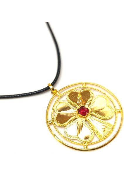 Eski Teknik Üretim Antika Yonca Kolye 22 Ayar Altın Hd Videolu fiyatları