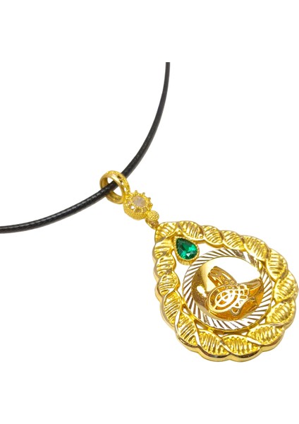 Tuğralı Kolye 14 Ayar Altın Hd Videolu