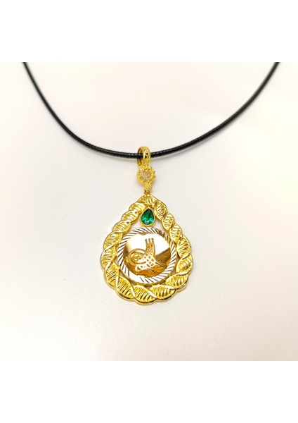 Tuğralı Kolye 14 Ayar Altın Hd Videolu modelleri