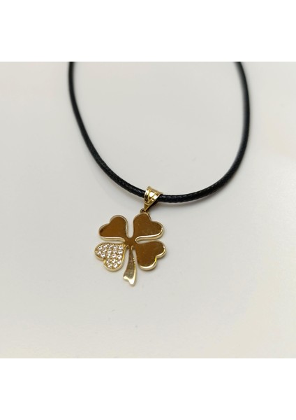 16MM Yonca Kolye 14 Ayar Altın Hd Videolu fırsatları