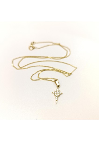 Kuzey Yıldızı Kolye 14 Ayar Altın Hd Videolu modelleri