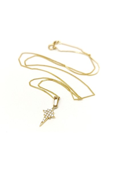 Kuzey Yıldızı Kolye 14 Ayar Altın Hd Videolu fırsatları