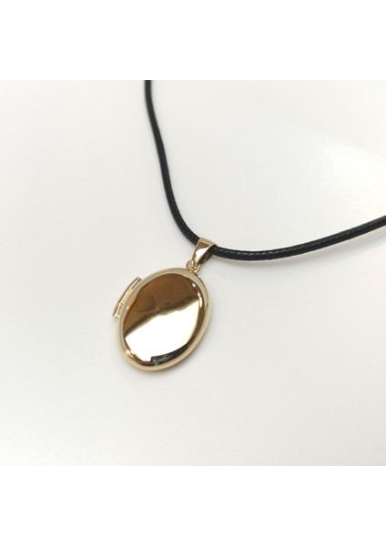 30MM Açılır Oval Resim Kutusu Kolye 14 Ayar Altın Hd Videolu fiyatları