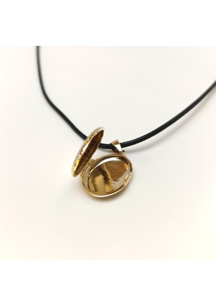 30MM Açılır Oval Resim Kutusu Kolye 14 Ayar Altın Hd Videolu fırsatları