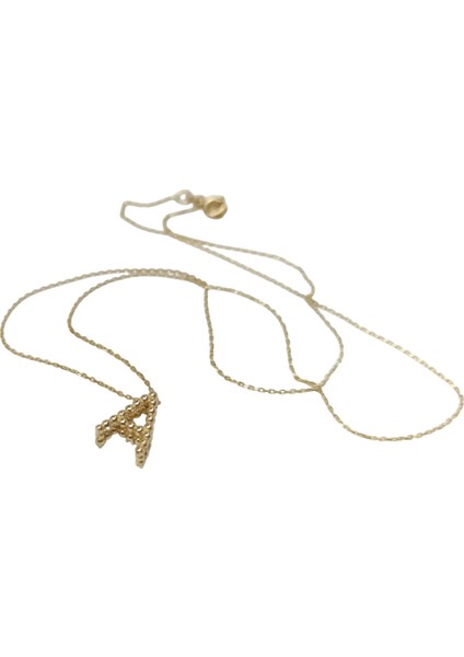 A Harfi Kolye 14 Ayar Altın Hd Videolu