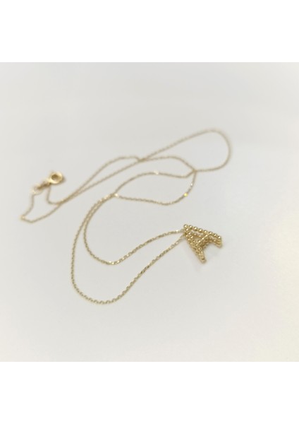 A Harfi Kolye 14 Ayar Altın Hd Videolu fırsatları