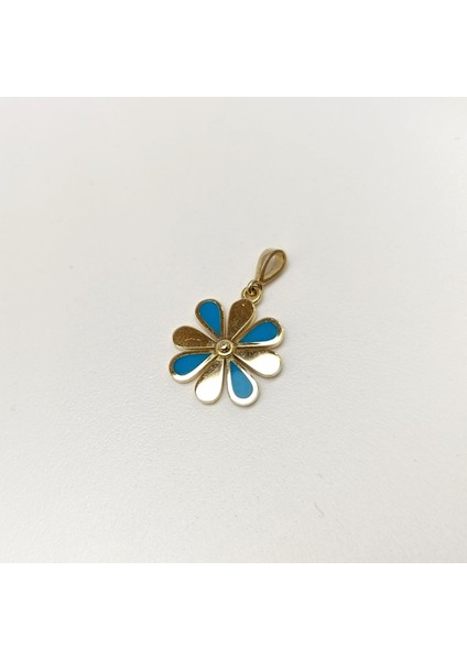 Mineli Çiçek Kolye 14 Ayar Altın Hd Videolu fiyatları