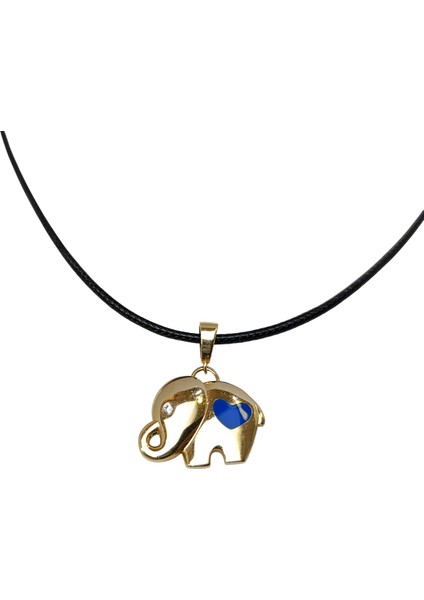 Mineli Fil Kolye 14 Ayar Altın Hd Videolu