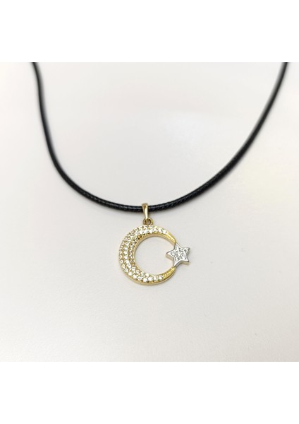 Ay Yıldız Kolye 14 Ayar Altın Hd Videolu modelleri