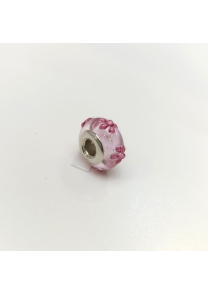 Pembe Çiçekli Charm 925 Ayar Gümüş Hd Videolu fırsatları