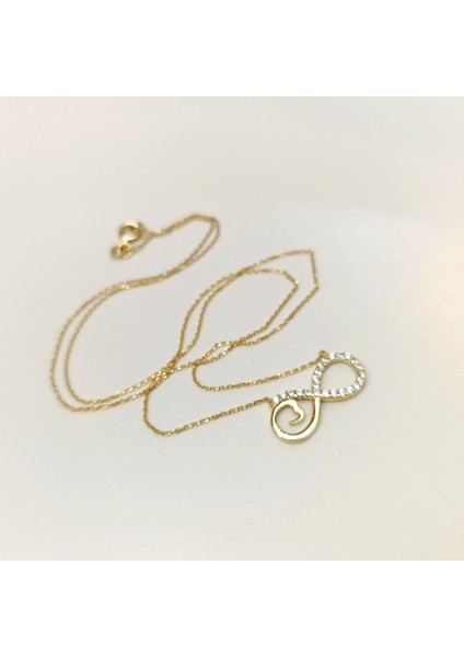 Sonsuzluk Kolye 14 Ayar Altın Hd Videolu fırsatları