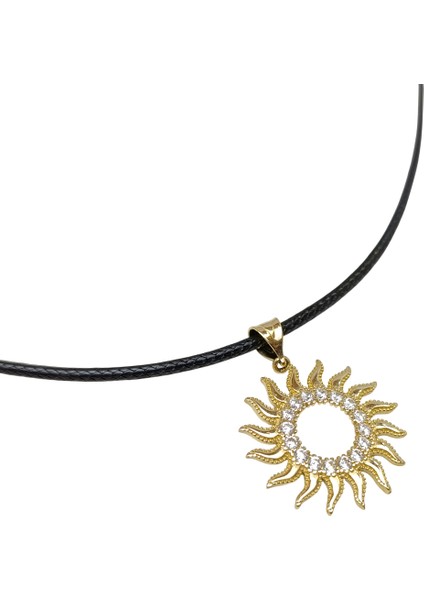 Güneş Kolye 14 Ayar Altın Hd Videolu