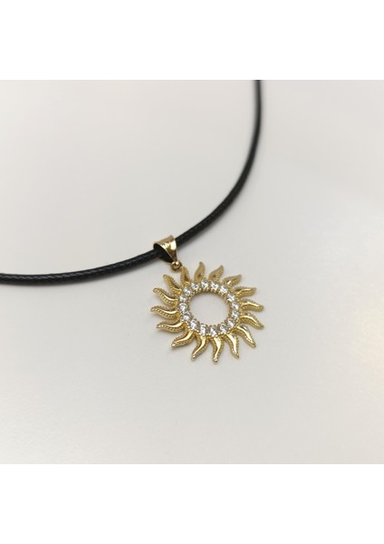 Güneş Kolye 14 Ayar Altın Hd Videolu modelleri