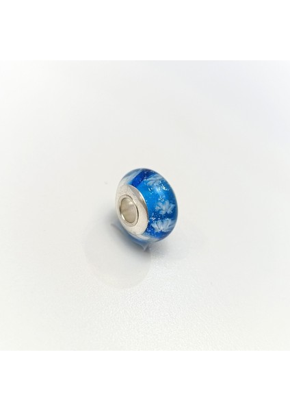 Okyanus Mavisi Charm 925 Ayar Gümüş Hd Videolu