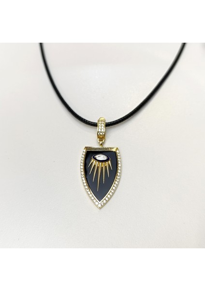 Charm Madalyon Göz Kolye 14 Ayar Altın Hd Videolu modelleri