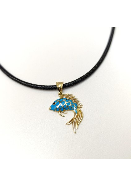 Peçeli Kuyruk Japon Balığı Kolye 14 Ayar Altın Hd Videolu fiyatları