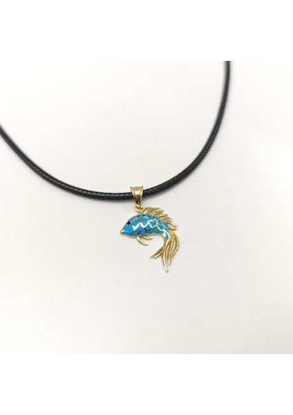 Peçeli Kuyruk Japon Balığı Kolye 14 Ayar Altın Hd Videolu fırsatları