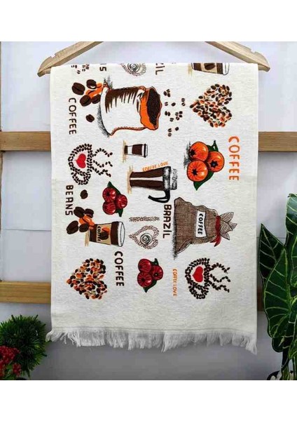 %100 Pamuk 3'lü 40×60 Baskılı Mutfak Havlusu modelleri