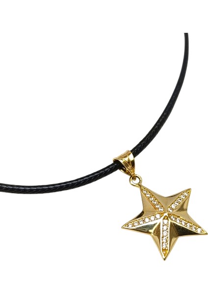 Yıldız Kolye 14 Ayar Altın Hd Videolu