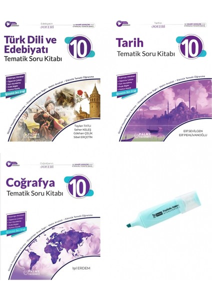 10.sınıf Joker Edebiyat Tarih Coğrafya Tematik Soru Kitabı (Yeni Müfredat)