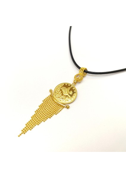 Tuğralı Püsküllü Kolye 14 Ayar Altın Hd Videolu fiyatları