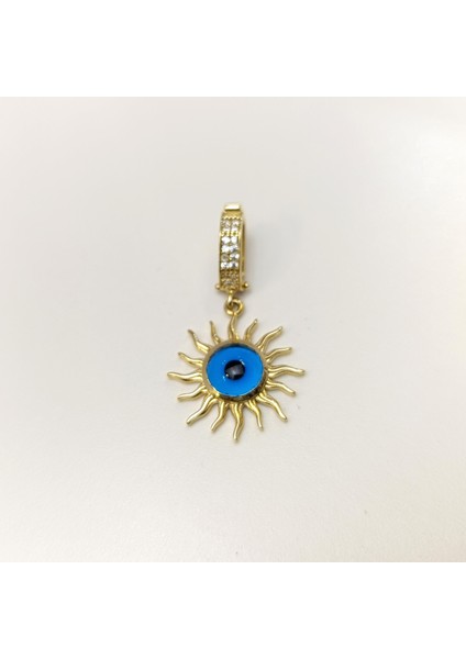 Charm Göz Boncuklu Güneş Kolye 14 Ayar Altın Hd Videolu fiyatları