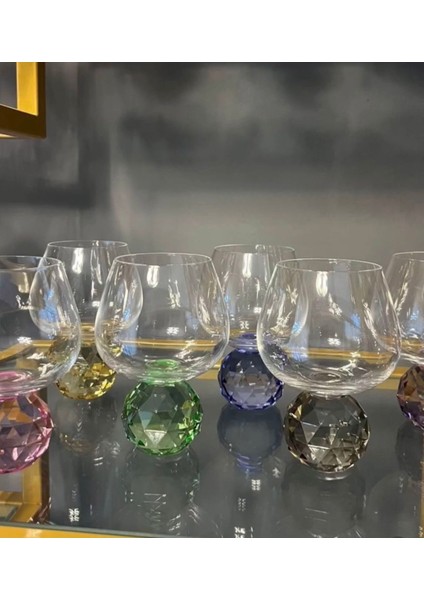 Esterhomedecor 6'lı Krital Toplu Kahve Yanı Bardağı