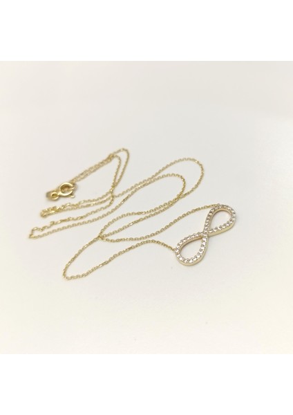 Sonsuzluk Kolye 14 Ayar Altın Hd Videolu modelleri