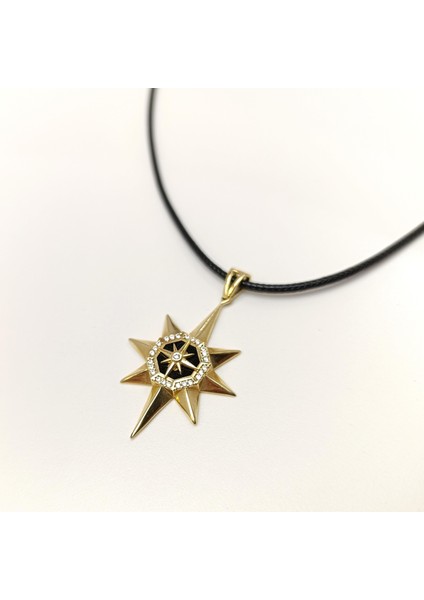 Madalyon Kuzey Yıldızı Kolye 14 Ayar Altın Hd Videolu fırsatları