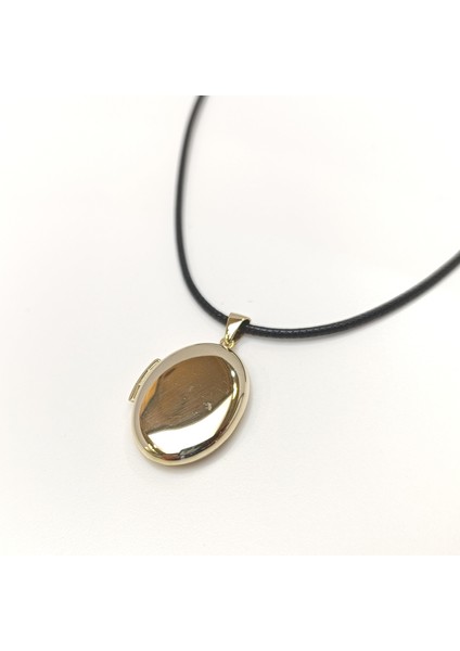 35MM Açılır Oval Resim Kutusu Kolye 14 Ayar Altın Hd Videolu fiyatları