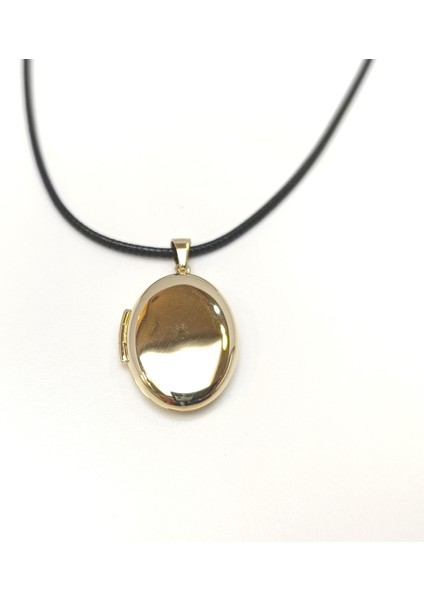 35MM Açılır Oval Resim Kutusu Kolye 14 Ayar Altın Hd Videolu modelleri