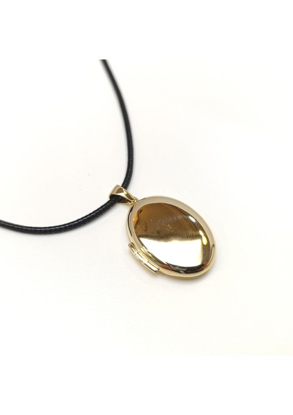 35MM Açılır Oval Resim Kutusu Kolye 14 Ayar Altın Hd Videolu fırsatları