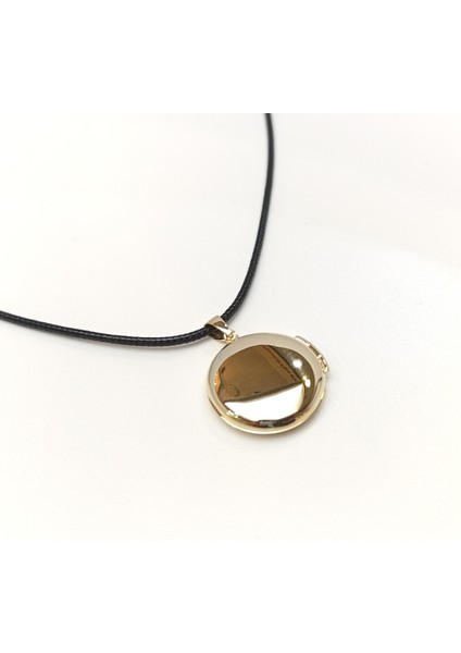 ?mm Açılır Yuvalak Resim Kutusu Kolye 14 Ayar Altın Hd Videolu modelleri